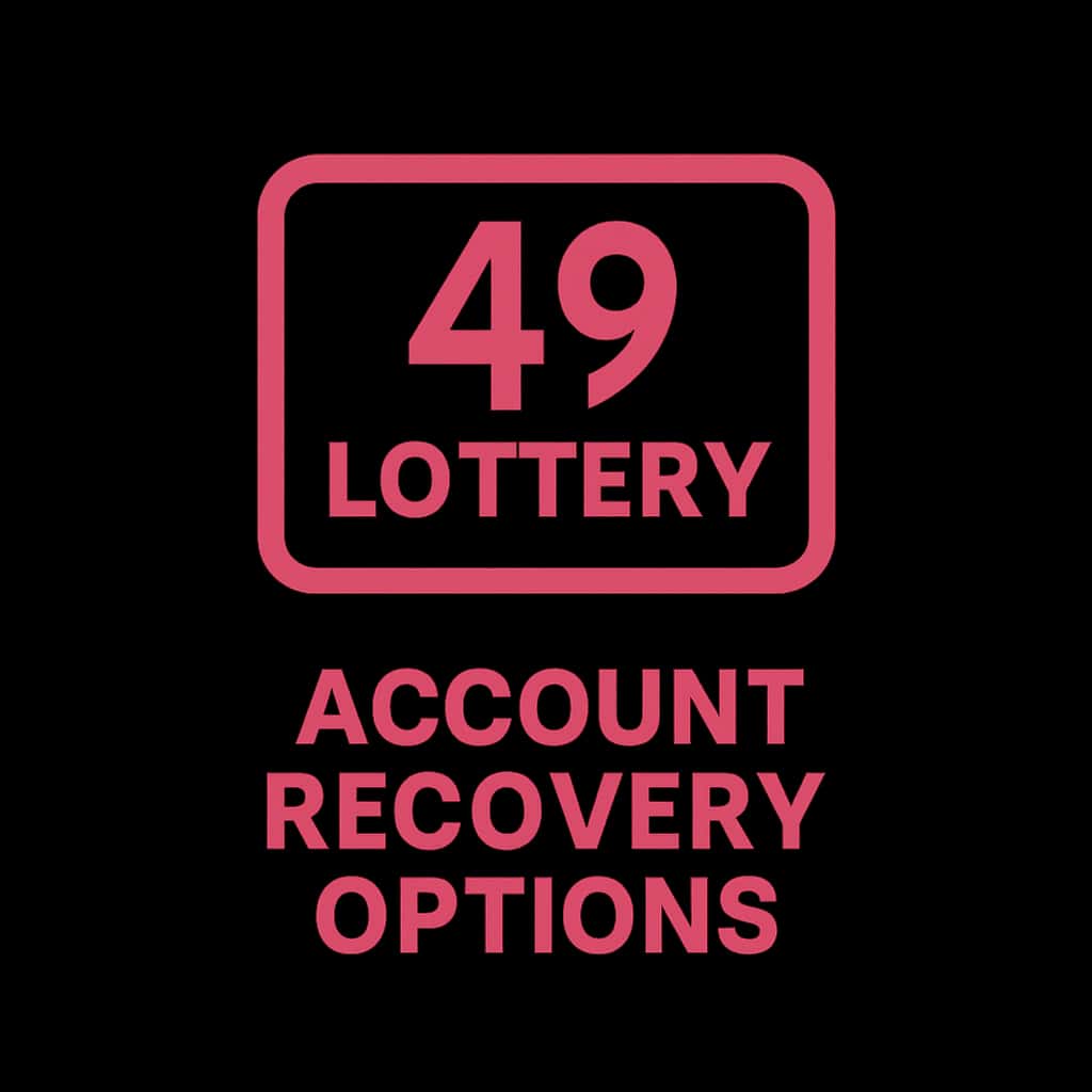 An icon representing account recovery options for 49 Lottery.