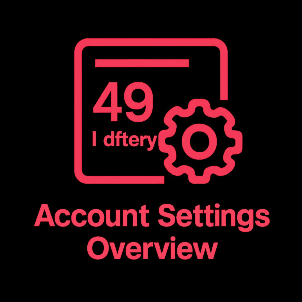 Icon representing 49 Lottery Account Settings Overview.