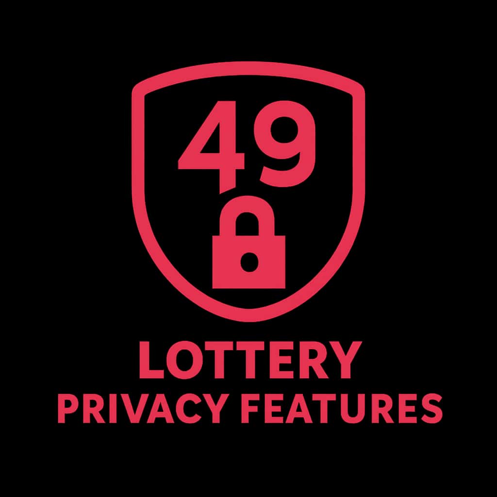 A badge symbolizing the privacy features of 49 Lottery.