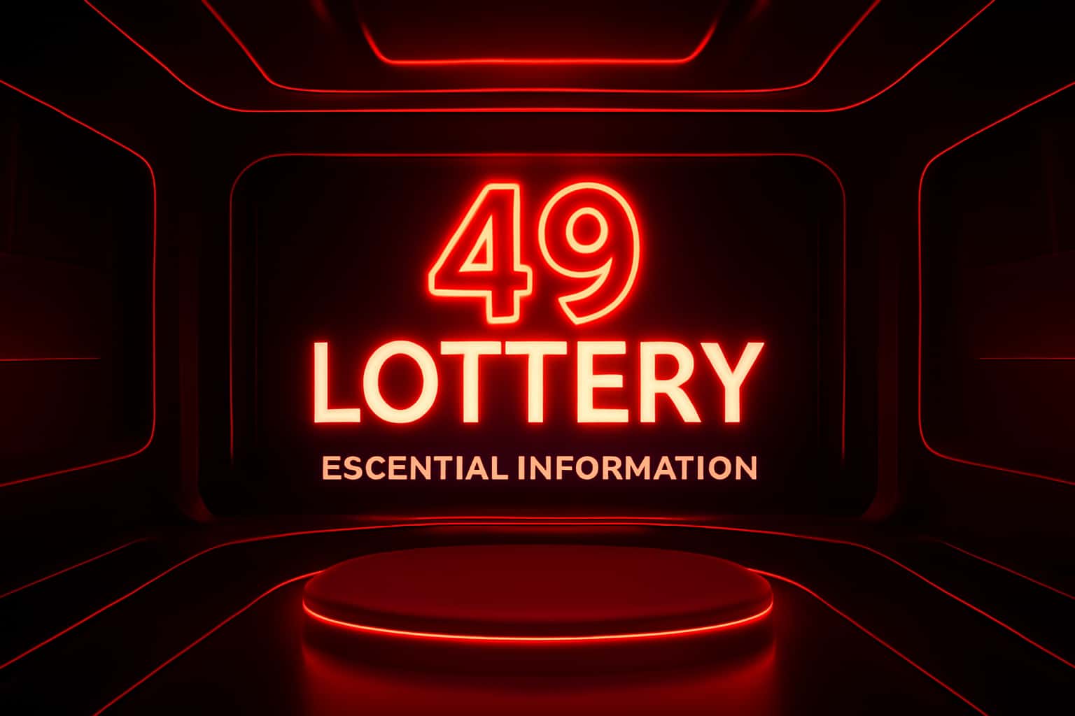 Futuristic lottery platform background