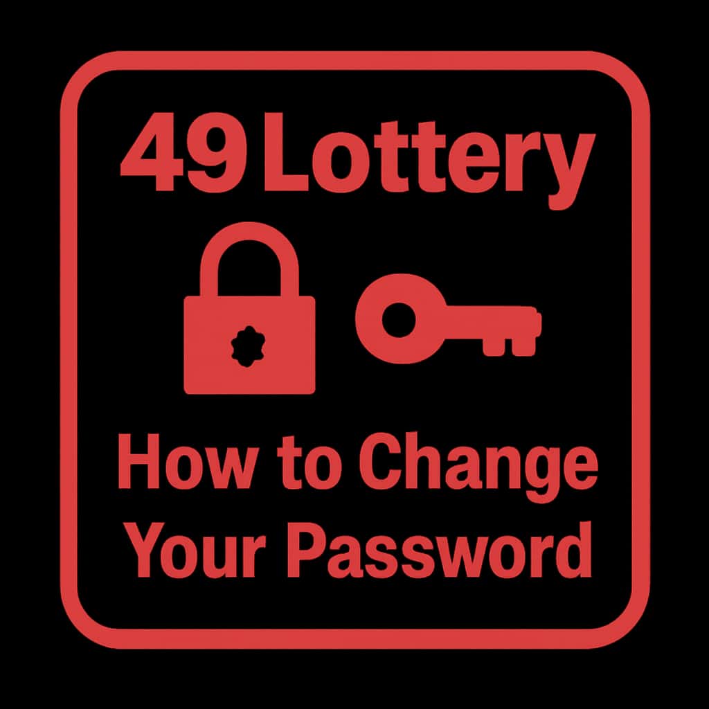 Icon representing the process of changing the 49 Lottery password.